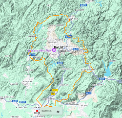 MTB route map